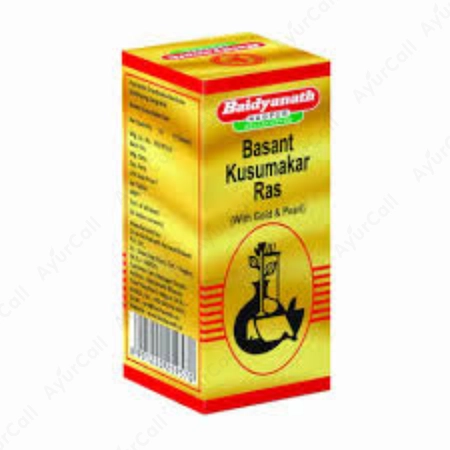Baidyanath Basant Kusumakar Ras With Gold (10 Nos)