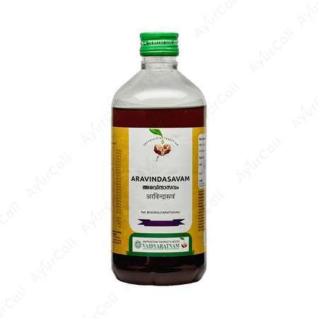 Vaidyaratnam Aravindasavam (450 ML)