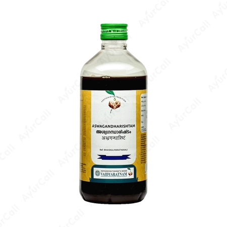 Vaidyaratnam Aswagandharishtam (450 ML)