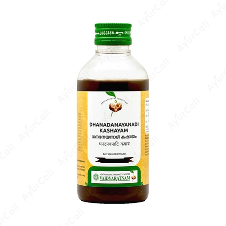 Vaidyaratnam Dhanadanayanadi Kashayam (200 ML)