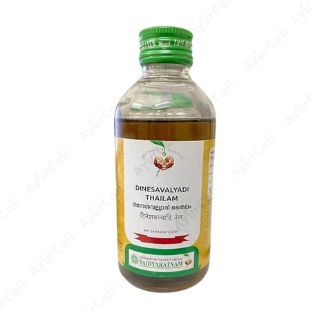 Vaidyaratnam Dinesavalyadi Thailam (200 ML)