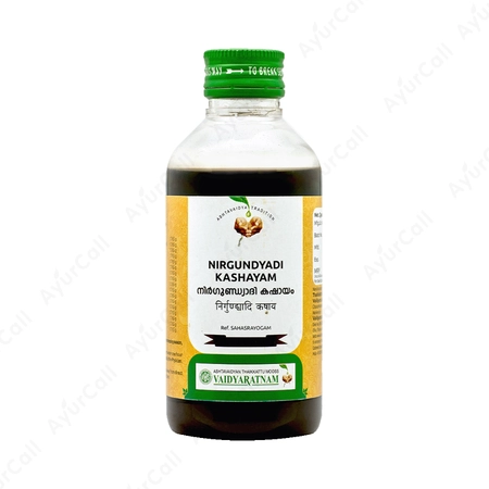 Vaidyaratnam Nirgundyadi Kashayam (200 ML)