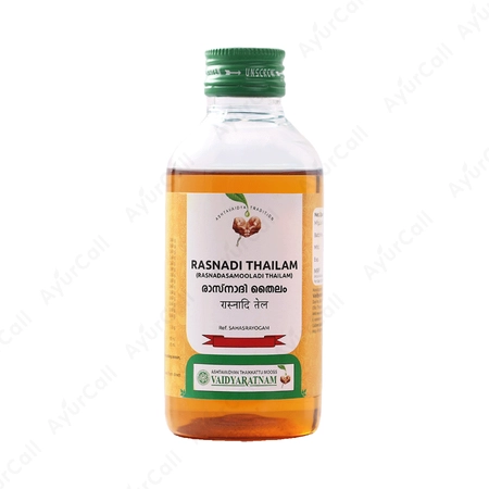 Vaidyaratnam Rasnadi Thailam (RasnaDasamooladi Thailam) (200 ML)