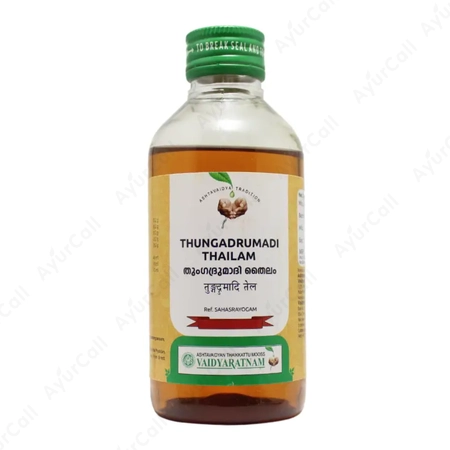 Vaidyaratnam Thungadrumadi  Thailam (200 ML)