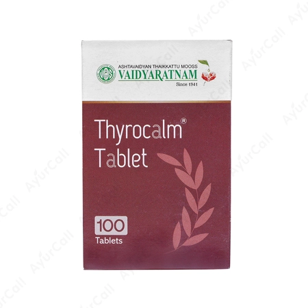 Vaidyaratnam Thyrocalm Tablets (10 Nos)