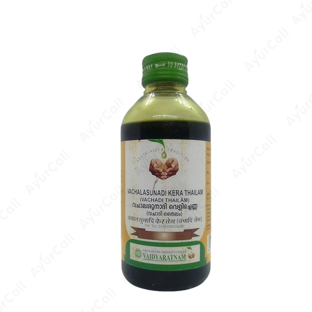 Vaidyaratnam Vachalasunadi  Kera Thailam (Vachadi Thailam) (200 ML)