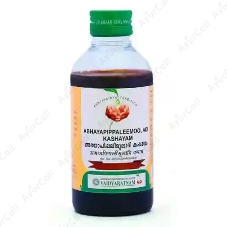 Vaidyaratnam Abhayapippaleemooladi Kashayam (200 ML)
