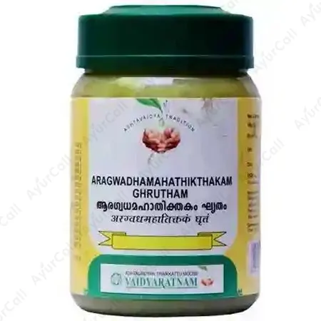 Vaidyaratnam Aragwadamahathikthakam Ghrutham (150 GM)