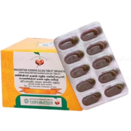 Vaidyaratnam Bruhat Manjishtadi Kashaya Tablet (10 Nos)