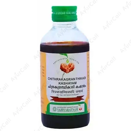 Vaidyaratnam Chithrakagrandhikadi Kashayam (200 ML)