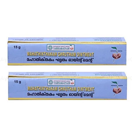 Vaidyaratnam Mahathikthakam Ghrutham Ointment (20 GM)