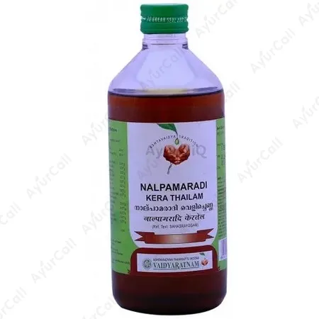 Vaidyaratnam Nalpamaradi  Kera Thailam (200 ML)