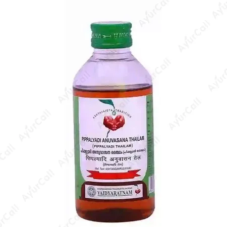 Vaidyaratnam Pippalyadi  Anuvasana Thailam (Pippalyadi  Thailam) (200 ML)