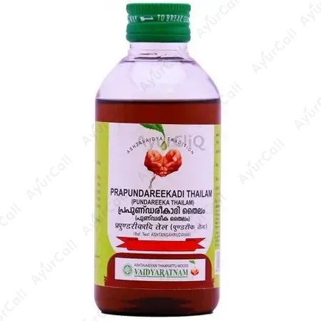 Vaidyaratnam Prapundareekadi Thailam (Pundareeka  Thailam) (200 ML)