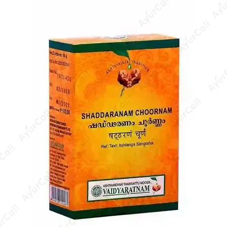 Vaidyaratnam Shaddaranam Choornam (50 GM)
