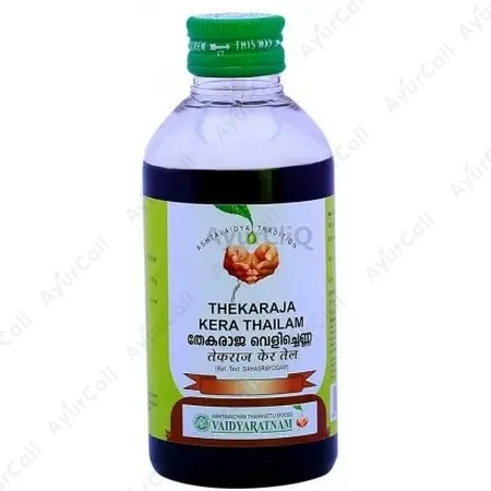 Vaidyaratnam Thekaraja  Kera Thailam (200 ML)