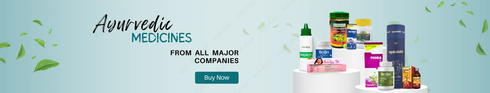 Ayurveda Medicine Banner