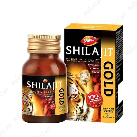 Dabur Shilajit Gold Capsules (20 Nos)