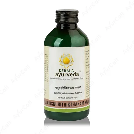 Kerala Ayurveda Madhusnuhethikthakam Kwath  (200 ML)
