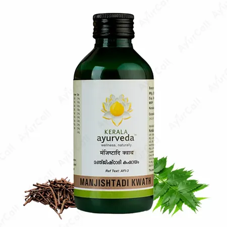 Kerala Ayurveda Manjishtadi Kwath  (200 ML)