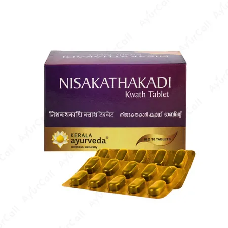 Kerala Ayurveda Nisakathakadi Kwath Tablet  (100 Nos)