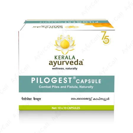 Kerala Ayurveda Pilogest Capsule (100 Nos)