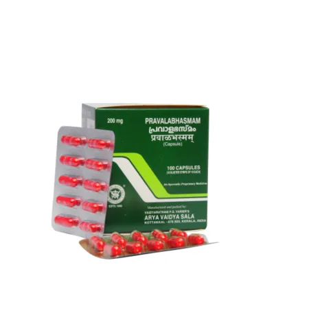 Kottakkal Pravala Bhasmam Capsule (100 Nos)