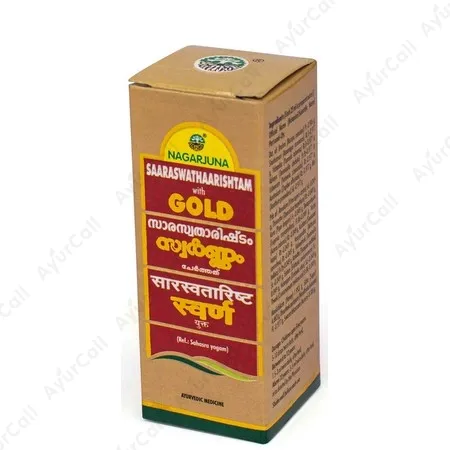 Nagarjuna Saaraswathaarishtam with gold (25 ML)