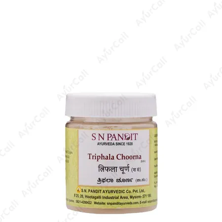 S N Pandit Triphala Choorna (100 GM)