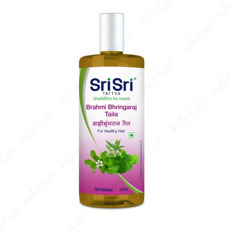 Sri Sri Brahmi Bhringaraj Taila - 100 ML
