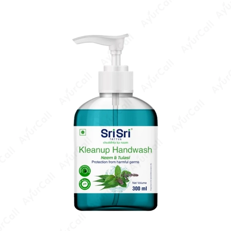 Sri Sri Kleanup Handwash Neem and Tulasi  -300 ML