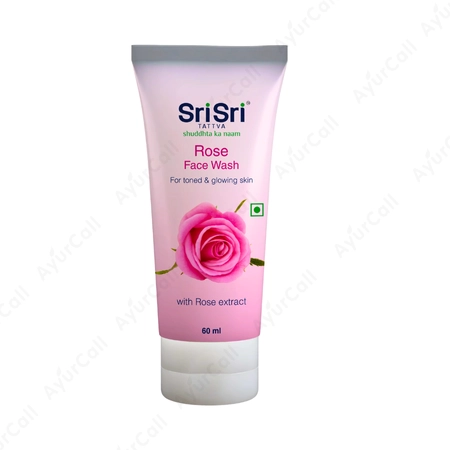 Sri Sri Rose Face Wash  -60 ML