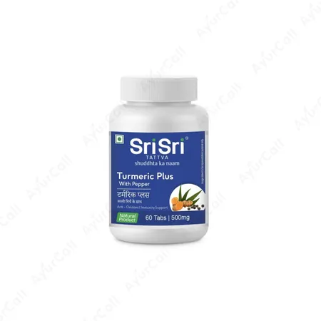 Sri Sri Tattva Turmeric Plus 60 Nos