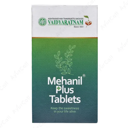 Vaidyaratnam Mehanil Plus Tablets (100 Nos)