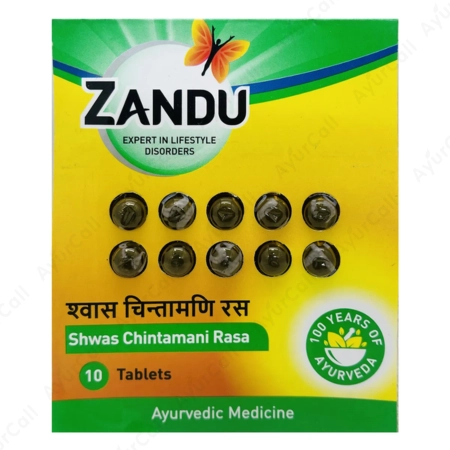 Zandu Shwas Chintamani Rasa (10 Nos)