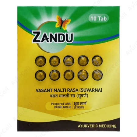 Zandu Vasant Malti Rasa(Suvarna) (10 Nos)