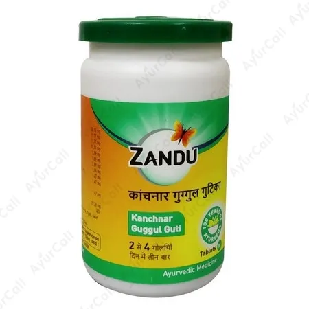 Zandu Kanchanar Gugul Guti (100 Nos)