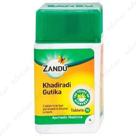 Zandu Khadiradi Gutika (70 Nos)