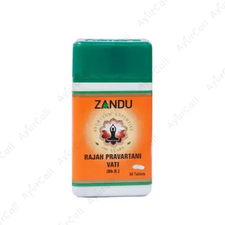 Zandu Rajahpravartani Vati (80 Nos)