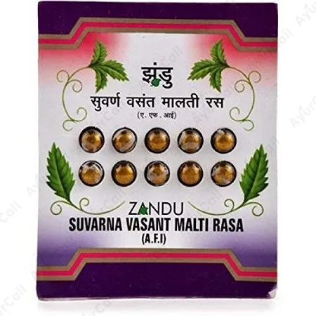 Zandu Vasant Malti Rasa(Suvarna) (10 Nos)